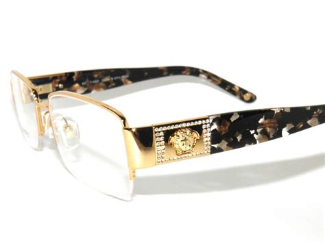 versace gold frame glasses.